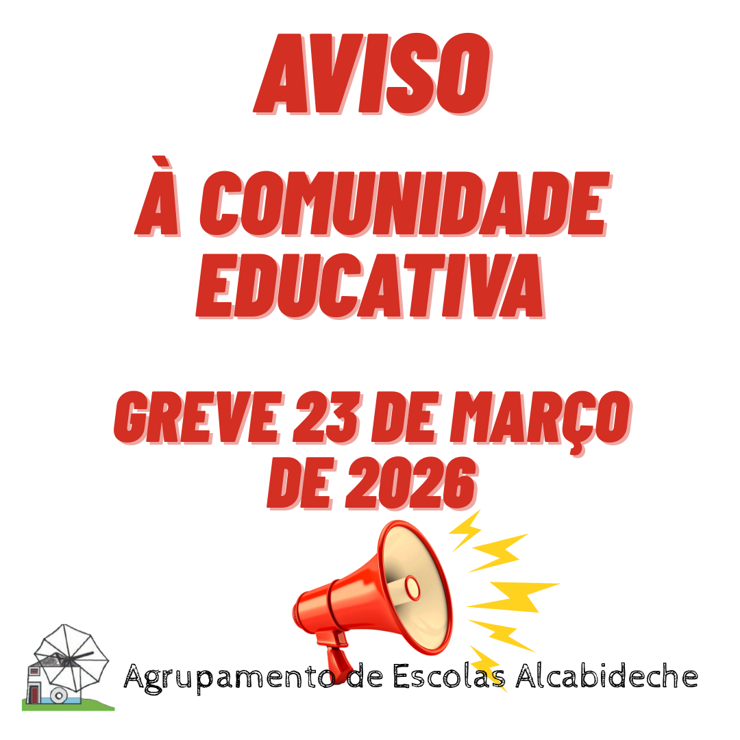 Aviso à Comunidade Educativa Greve